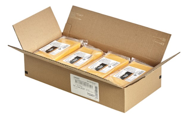 Sliced Cheddar Cheese - 6/1.5lb