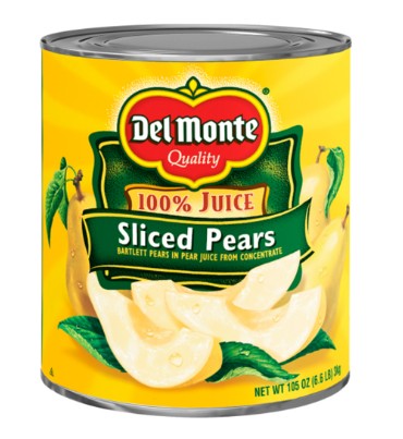 Sliced Pears In Juice - #10