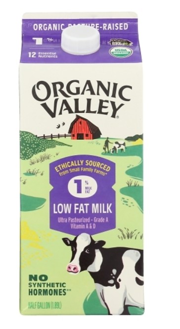1% Milk - Organic - 6/64oz