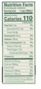1% Milk - Organic - Nutrition
