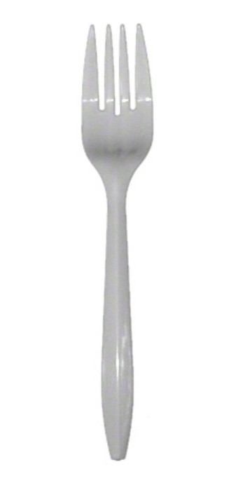 Fork - Plastic Med -1000ct