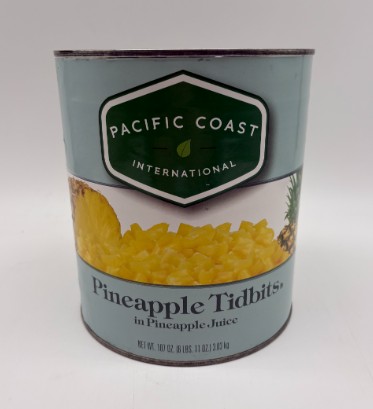 Pineapple Tidbits In Juice - #10