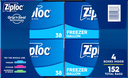Ziploc Gallon Bags - 152ct
