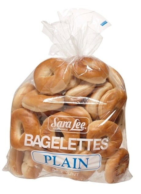 Bagelette - Plain - Sliced - 8/18ct