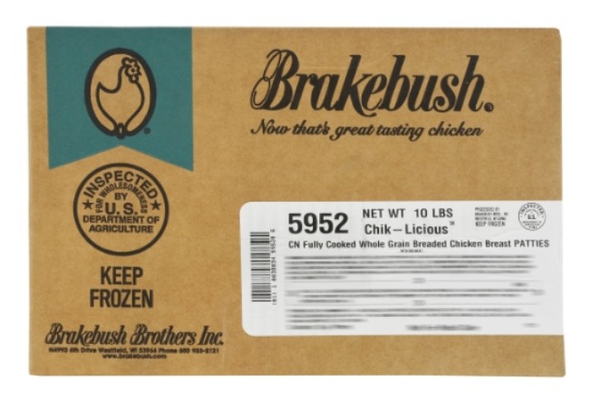 Fully Cooked WG Chicken Breast Patty - 2/5lb