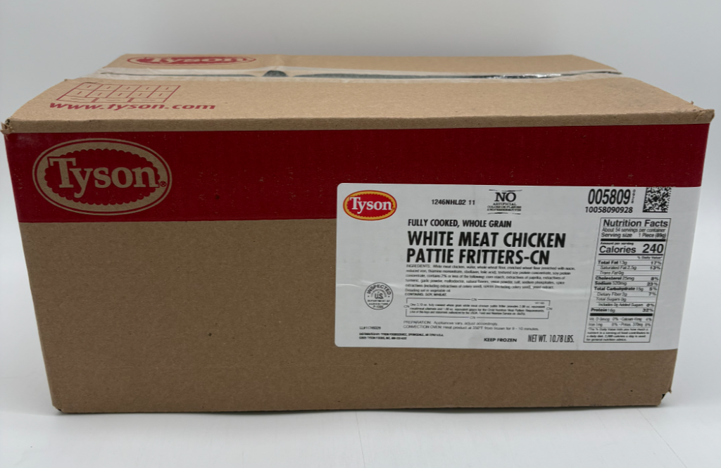 Fully Cooked WG Chicken Breast Patty - 2/5lb