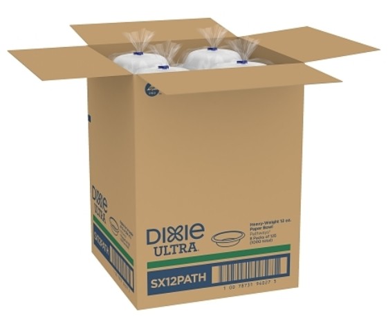 12oz Coated Paper Bowl -1000ct