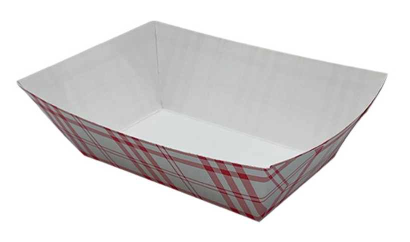 1lb Paper Food Trays - 4/250ct