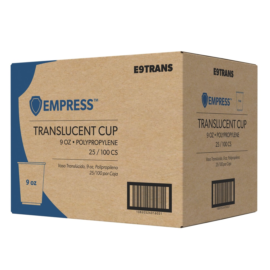9oz Plastic Cups - 25/100ct