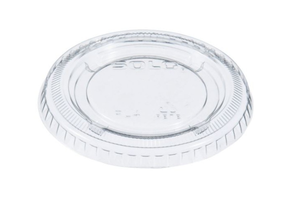 4oz Plastic Portion Cup Lids - 2500ct