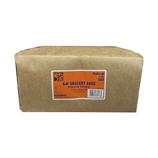 Bag - #6 Brown Paper - 500ct
