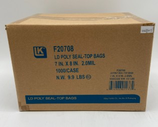 Zipseal Quart Bags - 1000ct