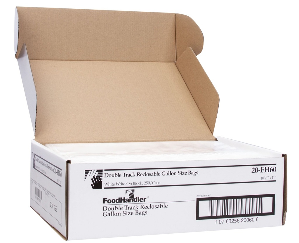 Zipseal Gallon Bags - 250ct