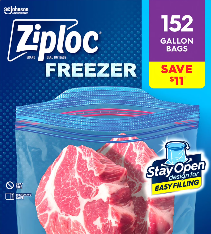 Ziploc Gallon Bags - 152ct
