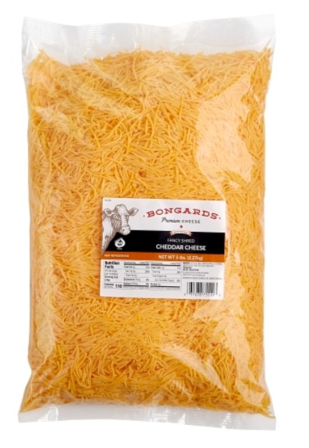 Shredded Cheddar Cheese - 4/5lb