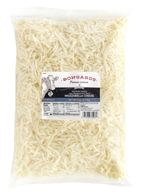 Shredded Mozzarella Cheese - 4/5lb