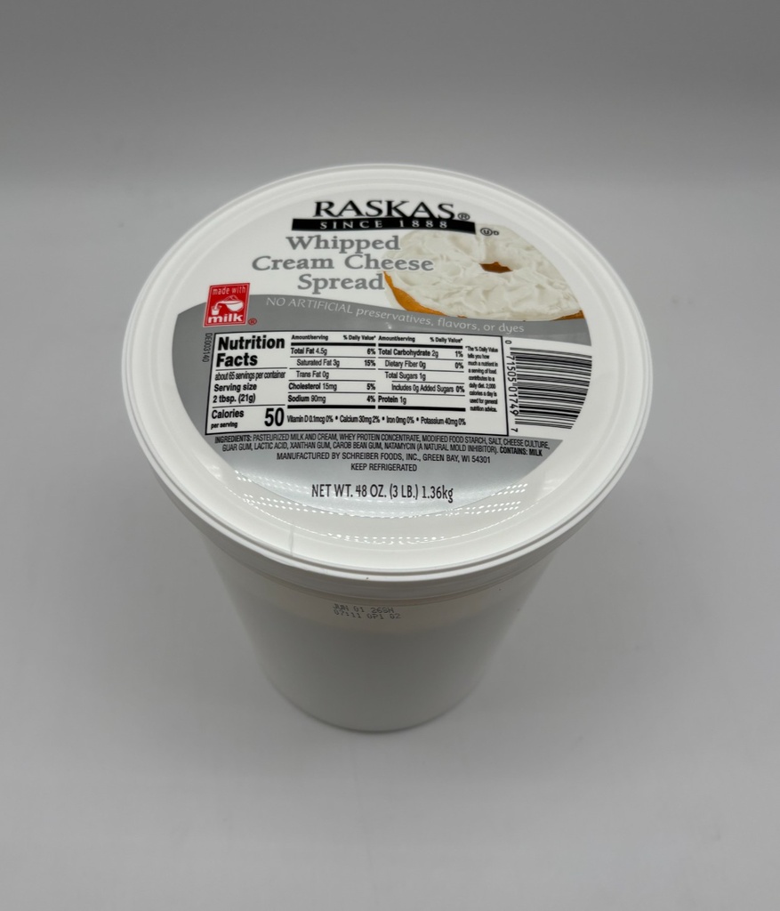 Whipped Cream Cheese - 3lb