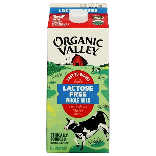 Organic Whole Milk - Lactose Free - 64oz
