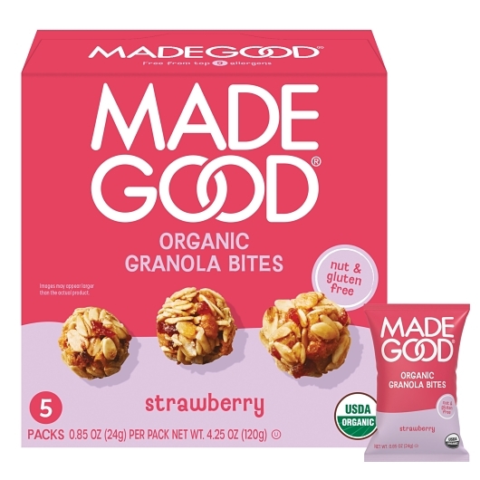 Madegood Strawberry Granola Minis, 6/5ct
