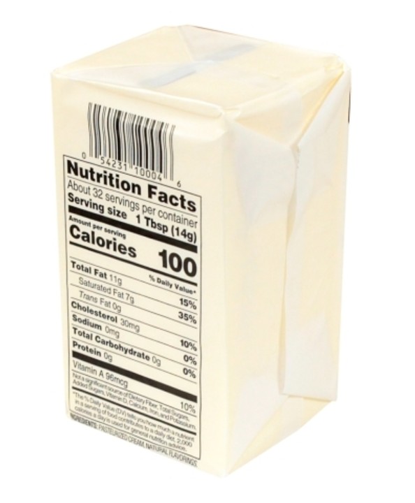 Butter - Unsalted - 1lb