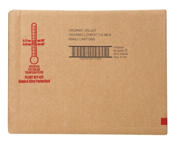 1% Milk - Organic - 6/64oz