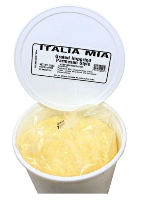 Grated Parmesan Cheese - 5lb