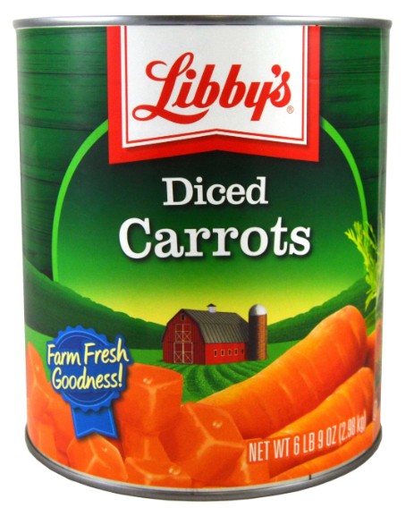 Carrot - Diced - #10