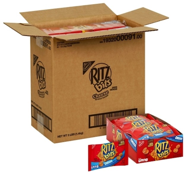 Cheese Ritz Bits - 48/1oz