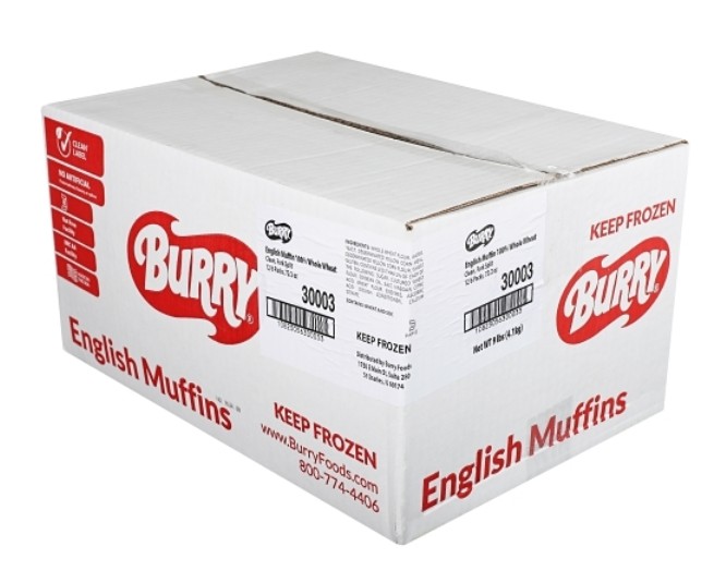 Whole Wheat English Muffins - 72/2oz