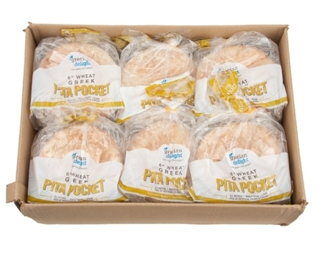 Wheat Pita Pockets - 12/6ct