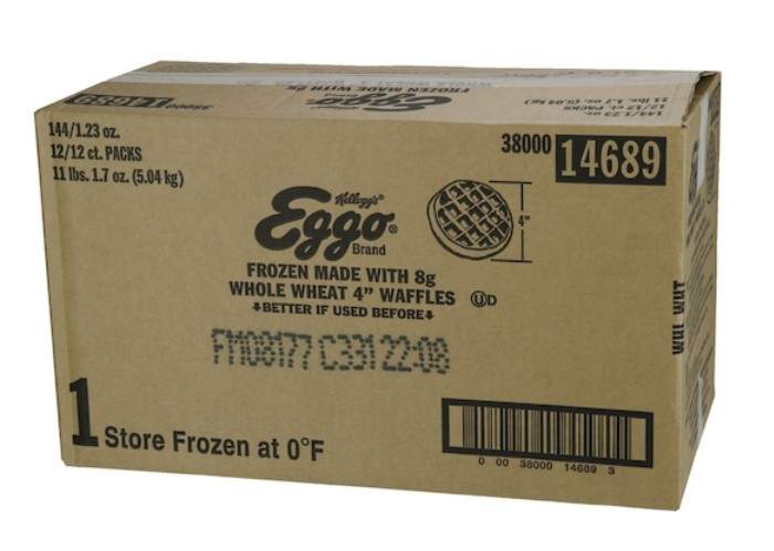 Waffle - Wheat - 144/1.23oz
