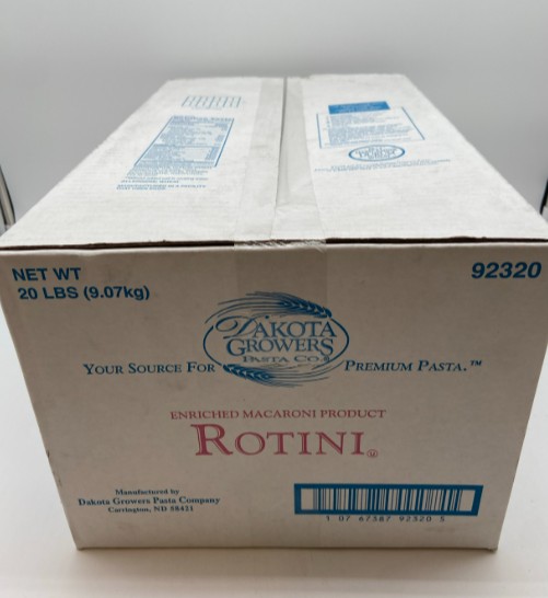 Rotini Pasta - 20lb