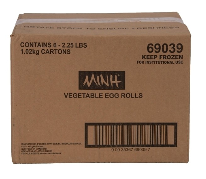Vegetable Egg Rolls - 72/3 oz