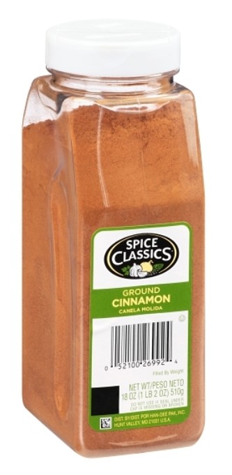 Ground Cinnamon - 18oz