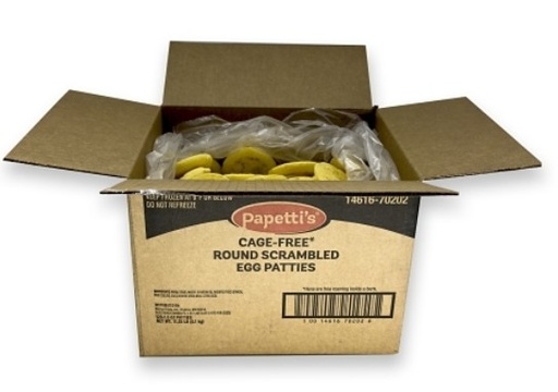 [0996] Round Egg Patties - 120/1.5 oz