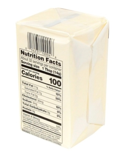 [1090.1] Unsalted Butter - 1lb