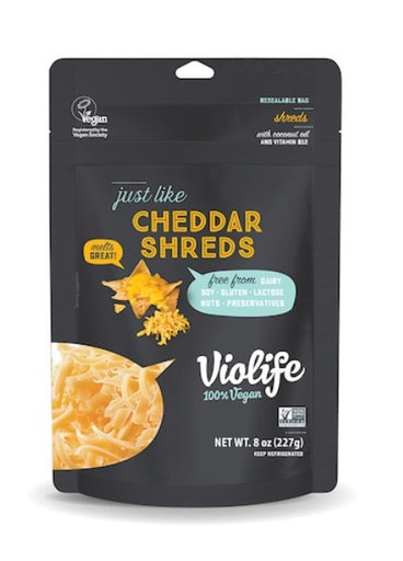 [1520.1] Shredded Vegan Cheddar Cheese - 8oz