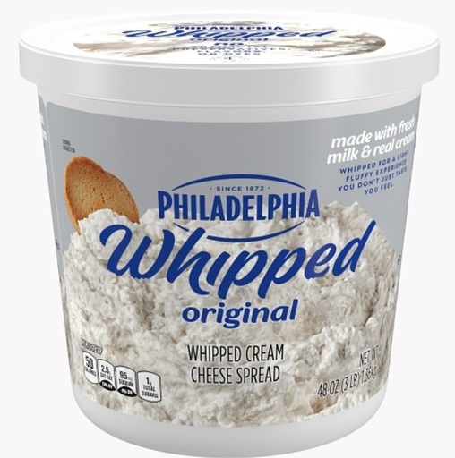 [1537.1] Whipped Cream Cheese - 3lb
