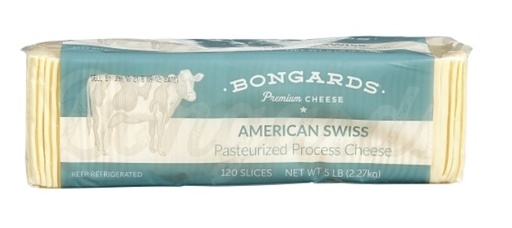 [1571.1] Swiss/American Cheese - 120Sl - 5lb