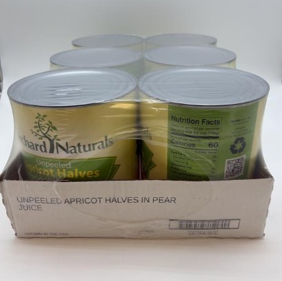 [2224] Apricot Halves In Juice - 6/10