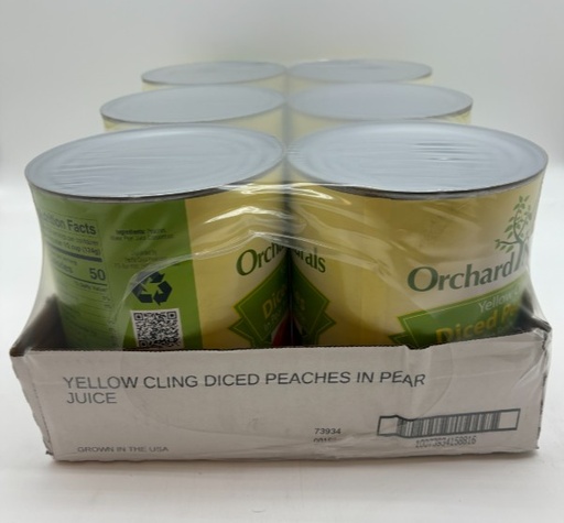 [2265] Diced Peaches In Juice - 6/10