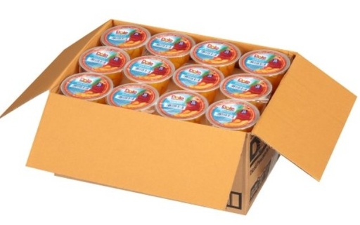 [2266] Diced Peach Cups In Juice - 36/4oz