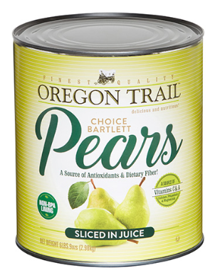[2300.1] Sliced Pears In Juice - #10