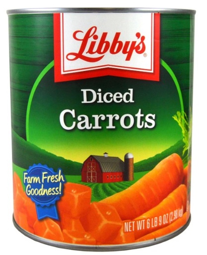 [3070.1] Diced Carrots - #10