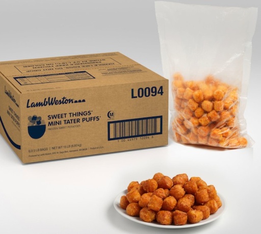 [3460] Tots - Sweet Potato - 6/2.5 lb