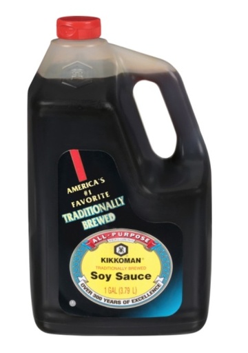 [4147.1] Soy Sauce - Kikkoman - 1gl