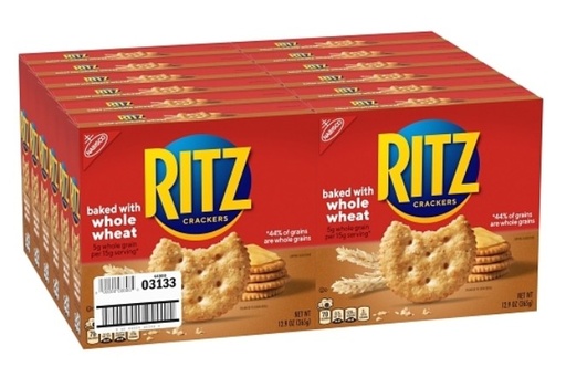 [5318] Wheat Ritz Crackers - 12/12.9oz