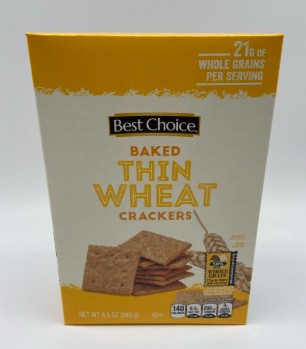 [5378.1] Wheat (Thin) Crackers - 8.5oz
