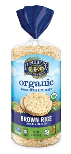 [5425] Brown Rice Cakes - Light Salt - 6/8.5 oz