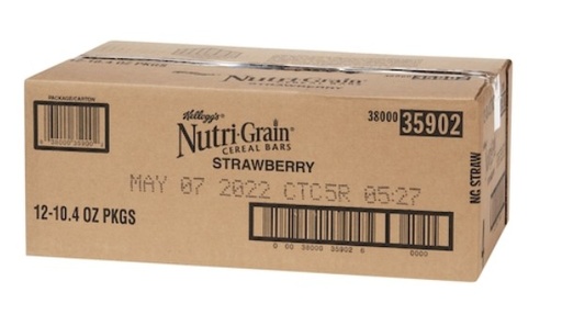 [5522] Strawberry Nutri-Grain Bars - 96/1.3 oz